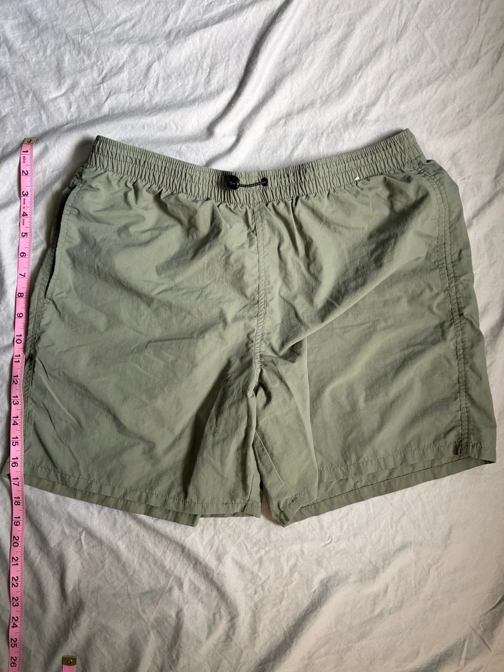 London Fog Men's Light Olive Swim Shorts